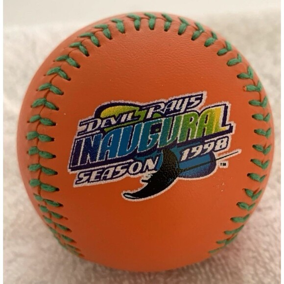 Vintage Lot of (2) Tampa Bay Devil Rays Inaugural Season Baseballs March 1998 - Picture 2 of 10